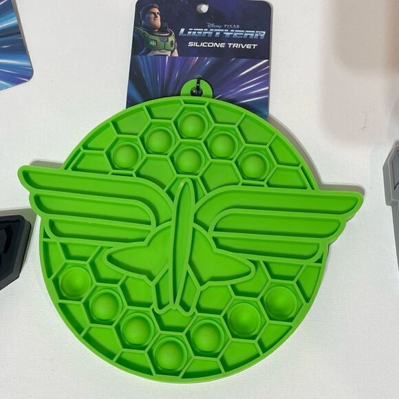 Disney Star Wars and Buzz Lightyear Silicone Trivets Set of 3 NWT - Picture 5 of 6
